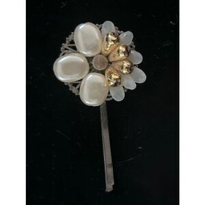 NEW Anthropologie Floral Beaded Hair Pin
